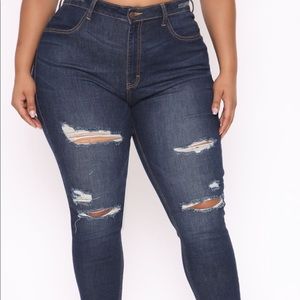 Fashion Nova Ripped Jeans